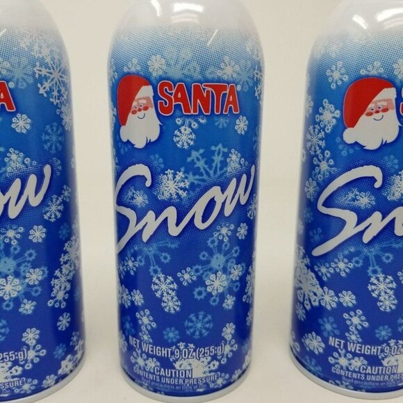 Santa Fake Snow Spray Flocking Tree & Window - Christmas 9oz Snow Decor - Picture 5 of 10